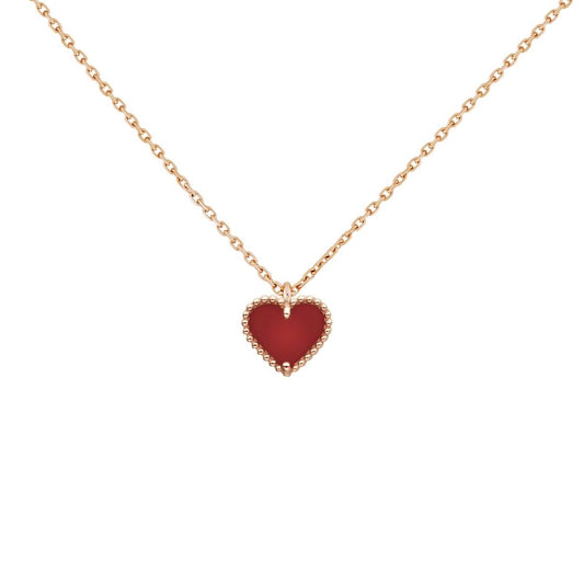 Red heart necklace