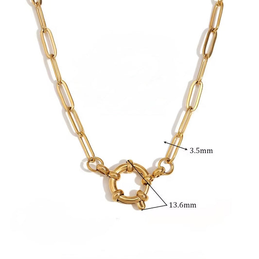 Paperclip necklace
