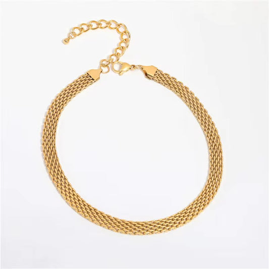 Wide Mesh Necklace
