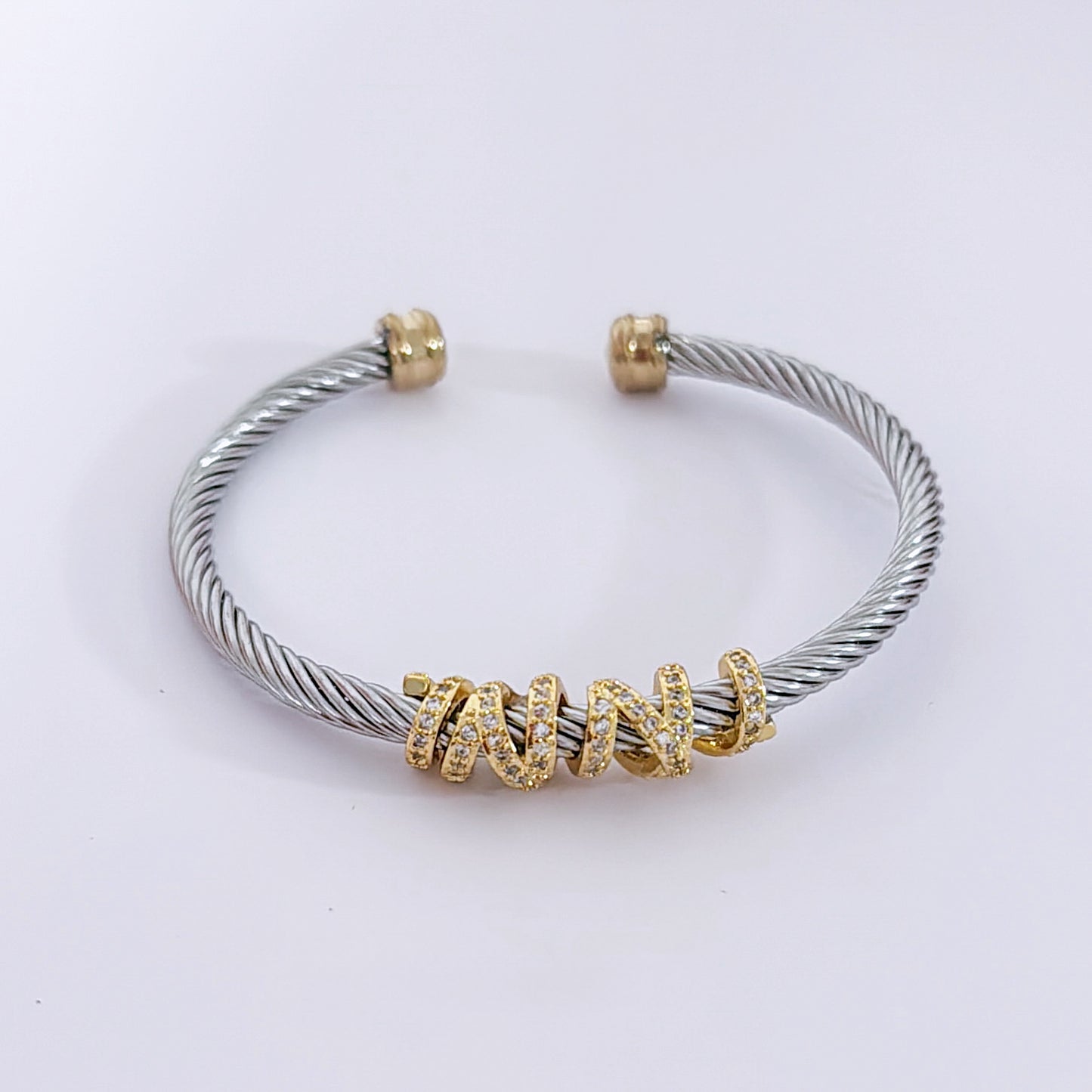 Open cuff bracelet
