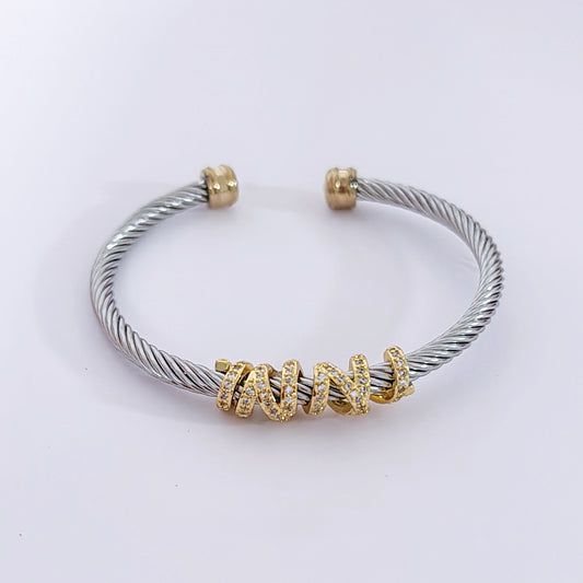 Open cuff bracelet