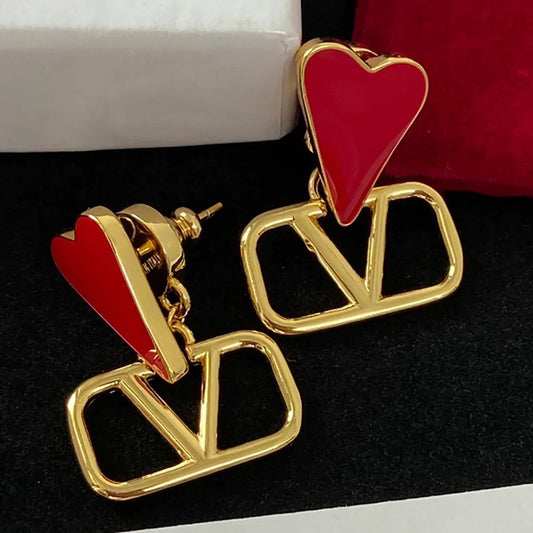 HEART GOLD EARRING