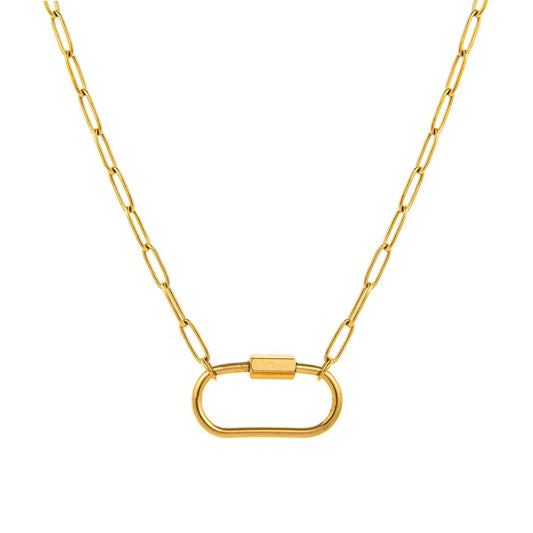Paper clip chain