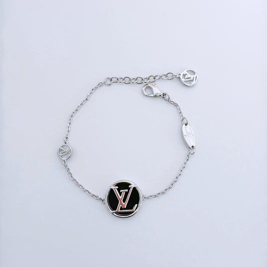Black & silver bracelet