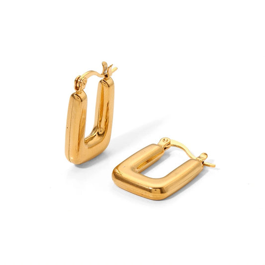 Square hoop Earring