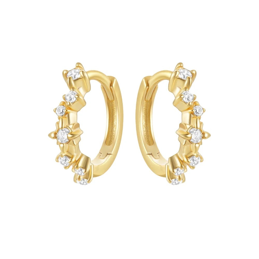 Moon star Earring