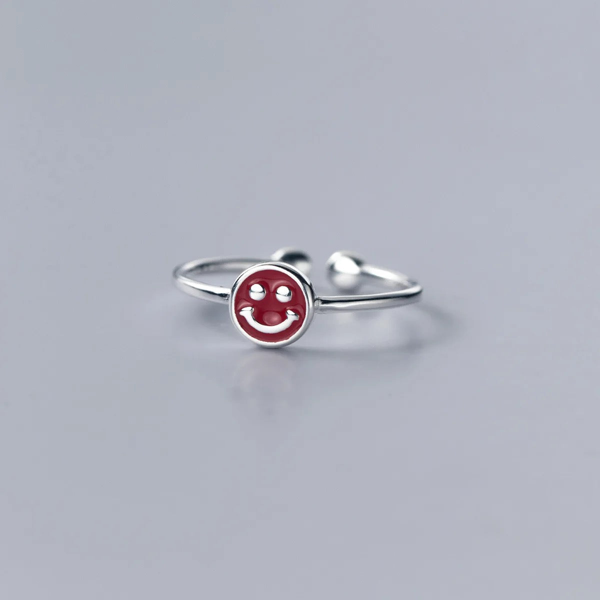 Happy face ring