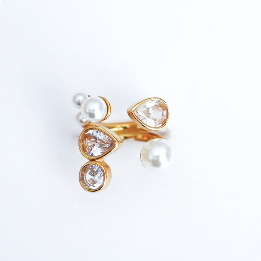 Pearl open ring