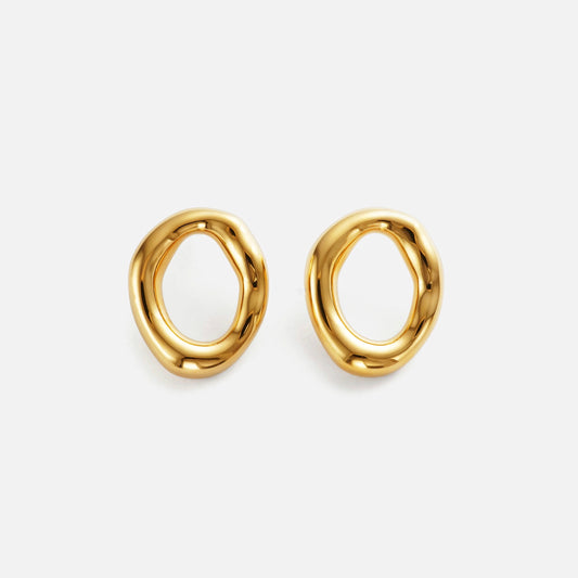 Roma gold earrings