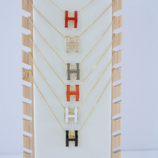 H necklace
