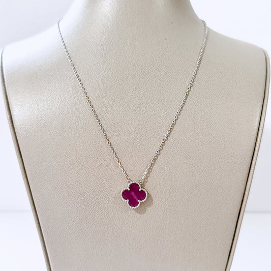 VCA purple necklace