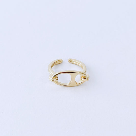 Plain gold ring