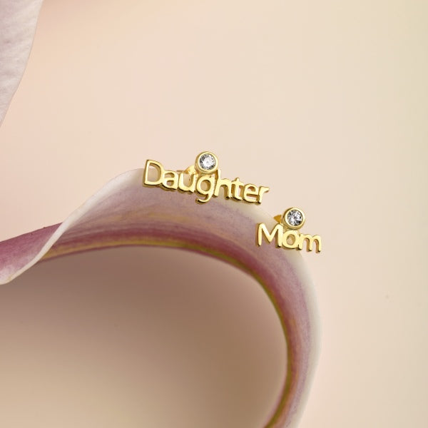 Mom & daughter earring