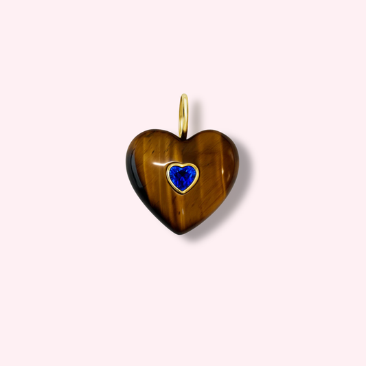 Heart Gem Charm