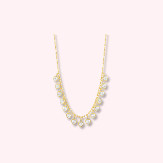 Golden Hearts Necklace