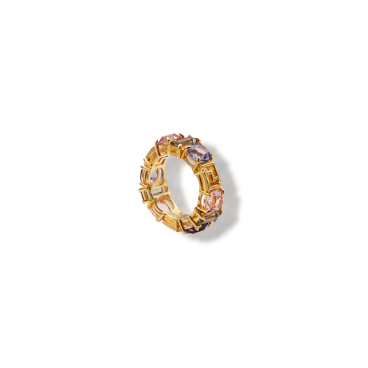 V Crystals Ring