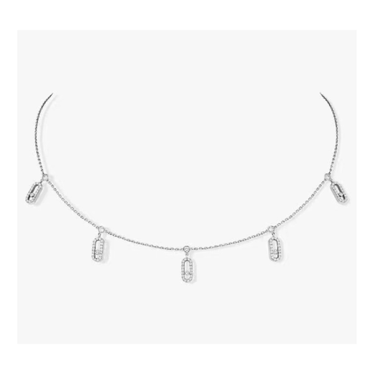Msk silver necklace