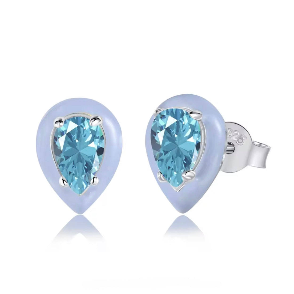 Macaron silver earring - MARO JEWELRY