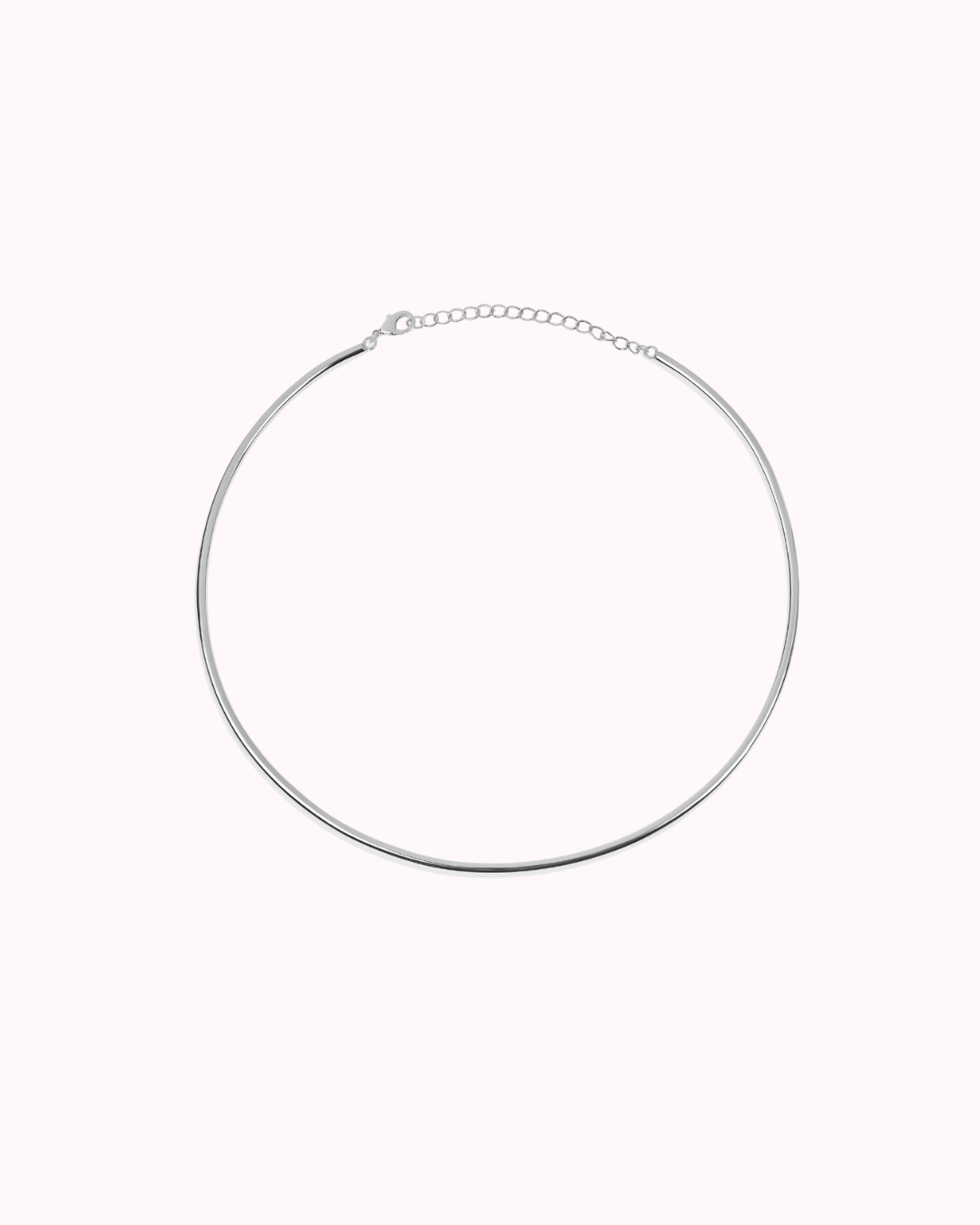 Hard Golden Choker minimalist rigid gold necklace with sleek design, elegant statement jewelry piece.