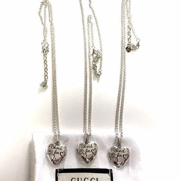 GG BLIND FOR LOVE NECKLACE