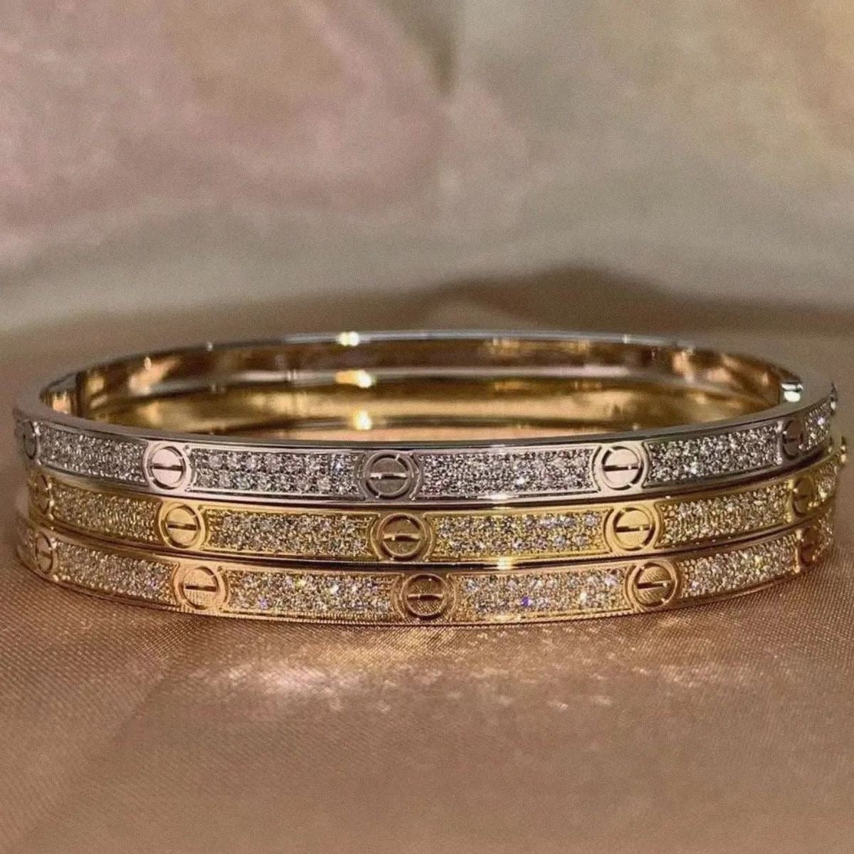 Love Thin Bracelet – minimalist gold engraved LOVE bracelet by Maro Jewelry, Brentwood NY